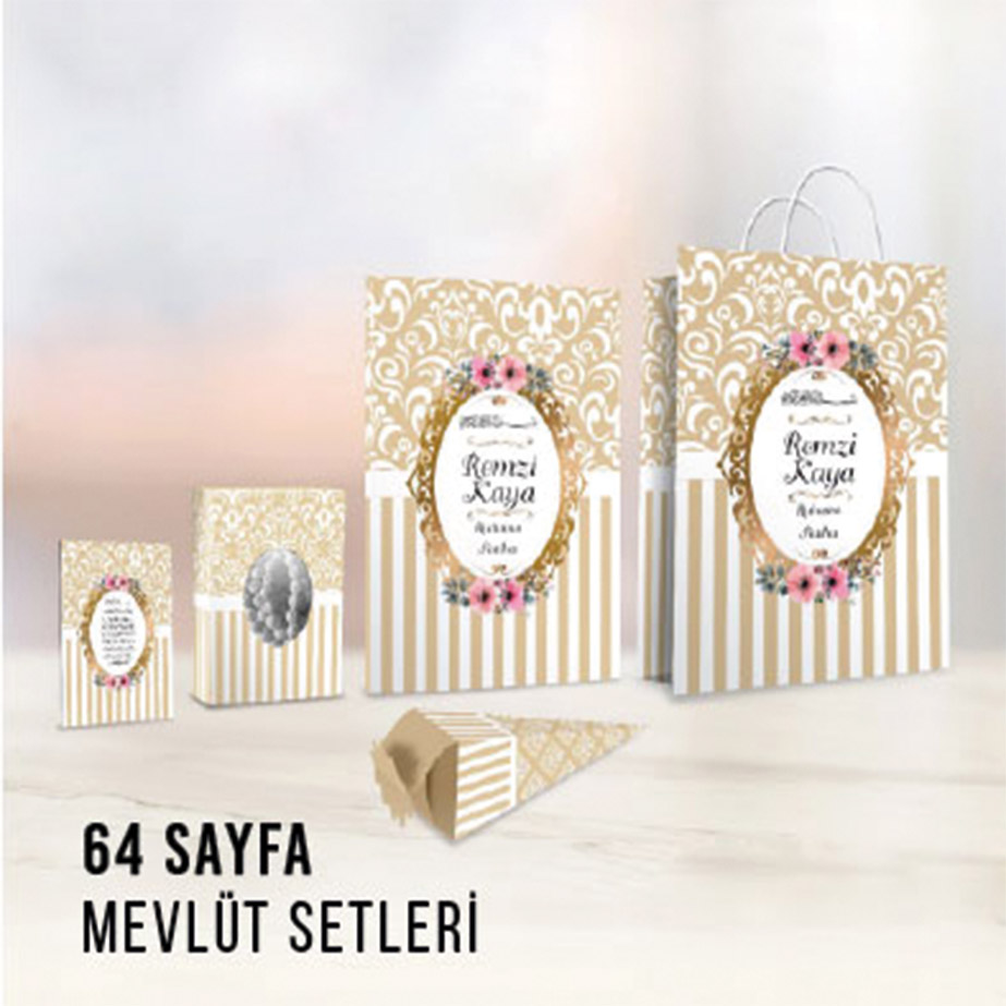 64 Sayfalık Mevlüt Seti