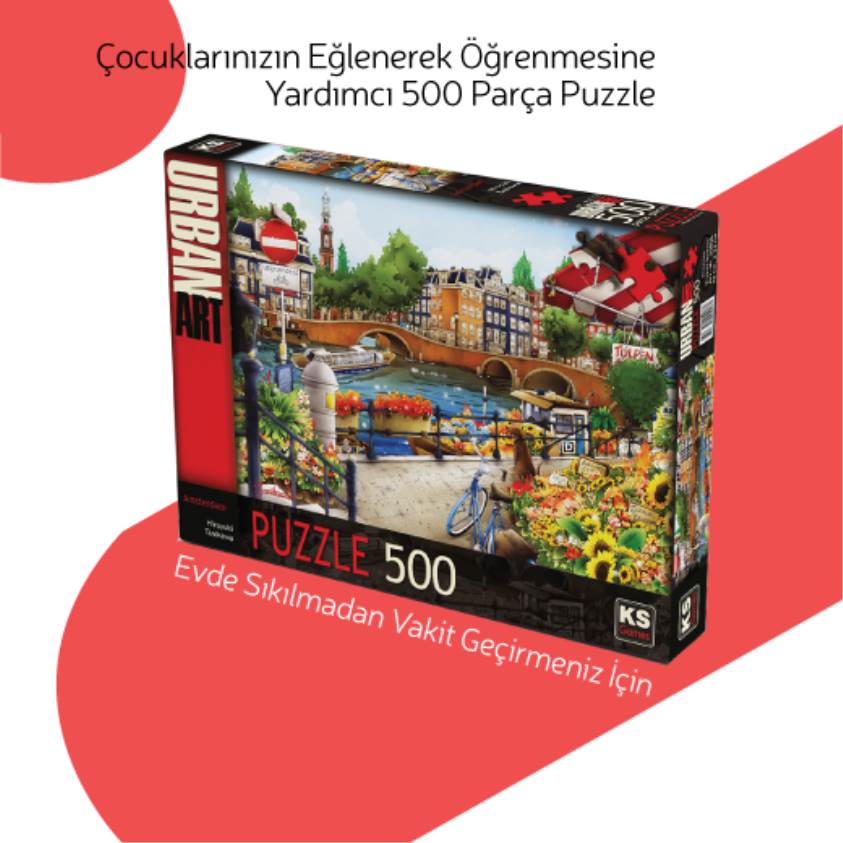 Amsterdam 500 Parça Puzzle