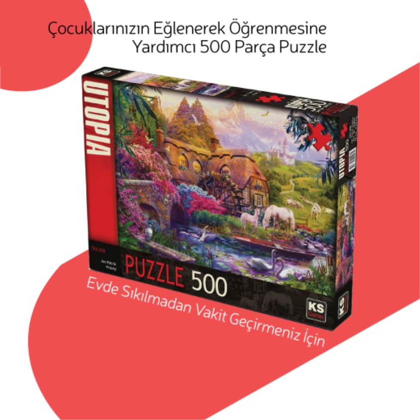 Old Mill 500 Parça Puzzle