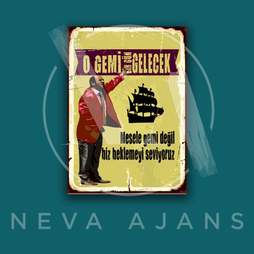 Uv Baskılı Ahşap Retro Poster - 0124