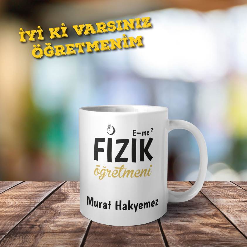 Öğretmenler Gününe Özel Kupa - Fizik Öğretmeni 047