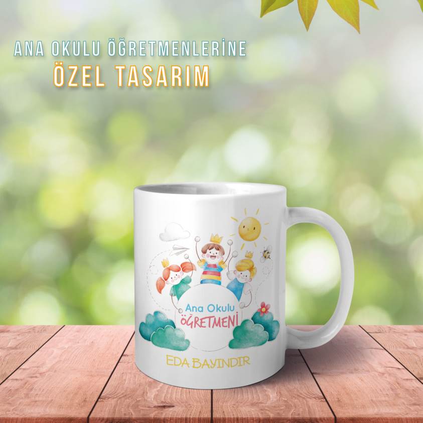 Öğretmenler Gününe Özel Kupa -Ana Okulu Öğretmeni 036