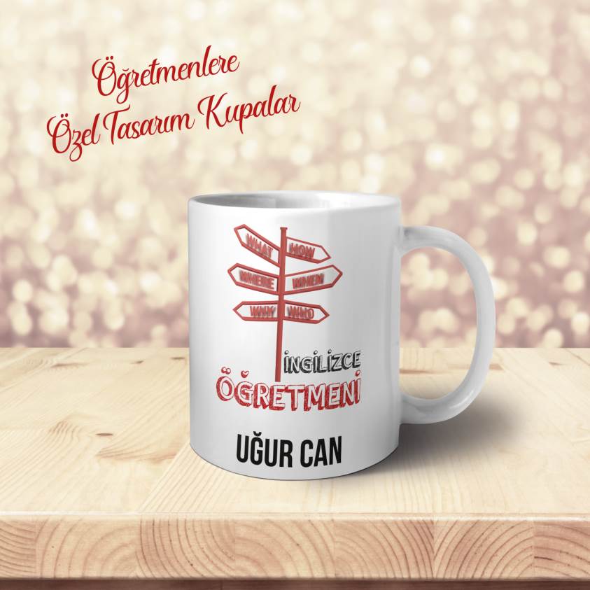 Öğretmenler Gününe Özel Kupa -İngilizce Öğretmeni 031