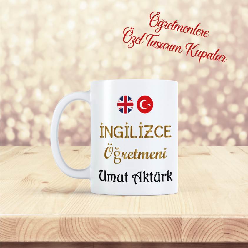 Öğretmenler Gününe Özel Kupa - İngilizce Öğretmeni 023