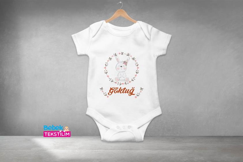 İsme Özel Baskılı Bebek Zıbını - 1100