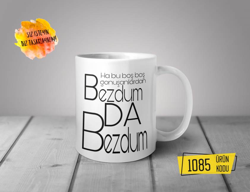 Kişiye Özel Baskılı Kupa-Yazılı Özel Tasarım Baskılı Kupa 1085